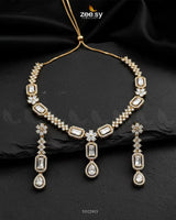 Destiny's Grand Oval Necklace Set Necklace Sets - Zeesy Jewellery Pakistan | Premium Artificial & Imitation Jewellery