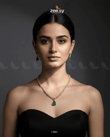 Nargis Zircon Necklace - Zeesy.pk