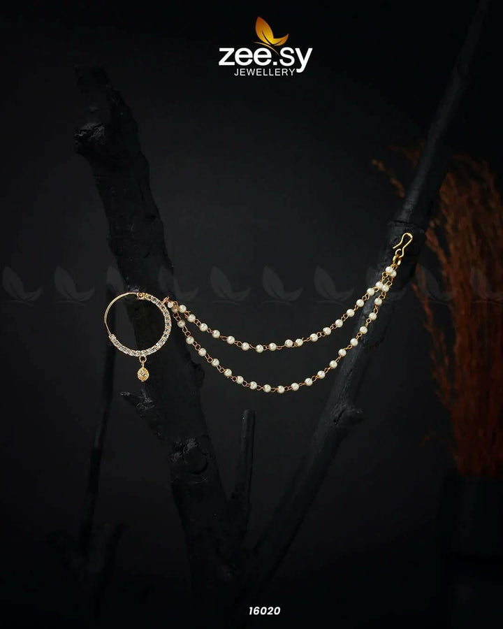 Adornment Nose Ring Golden Nose ring - Zeesy Jewellery Pakistan | Premium Artificial & Imitation Jewellery