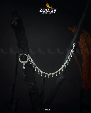 Thai Style Nose Ring Silver Nose ring - Zeesy Jewellery Pakistan | Premium Artificial & Imitation Jewellery