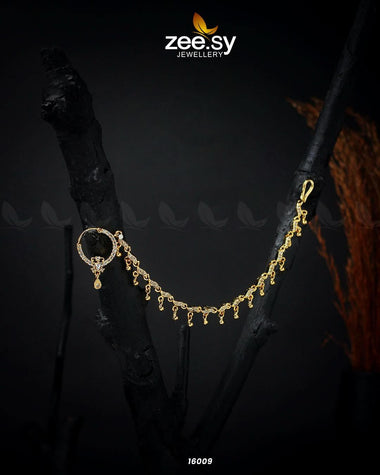 Thai Style Nose Ring Golden Nose ring - Zeesy Jewellery Pakistan | Premium Artificial & Imitation Jewellery