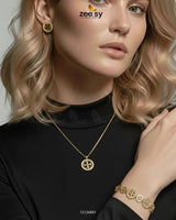Tory Cubic Zircon Jewelry Set Pendant - Zeesy Jewellery Pakistan | Premium Artificial & Imitation Jewellery