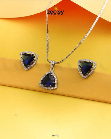 Triad Pendant Set Pendant - Zeesy Jewellery Pakistan | Premium Artificial & Imitation Jewellery