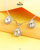 Daimond Pendant Set - Zeesy.pk
