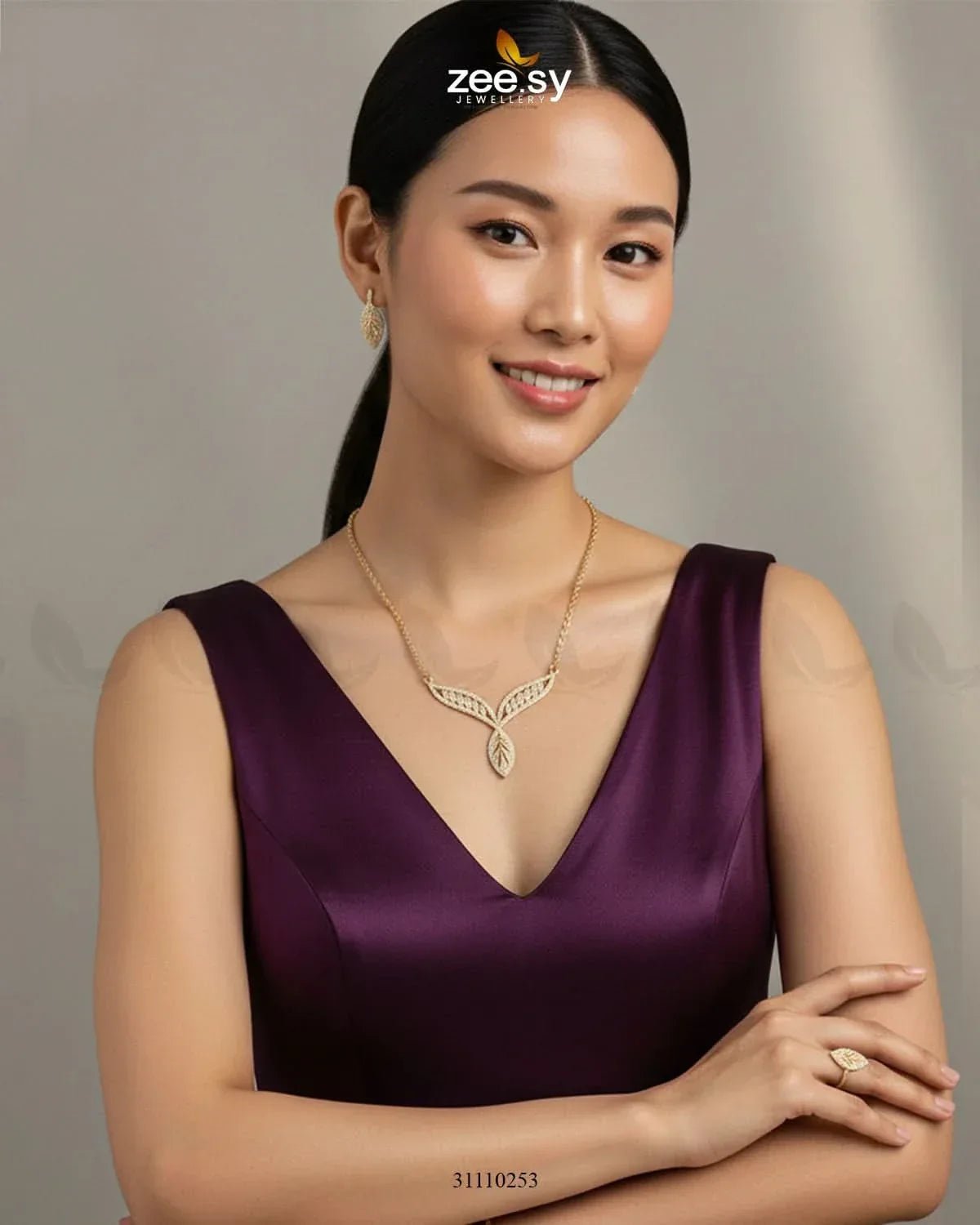 Finchia Pendant Set - Zeesy.pk