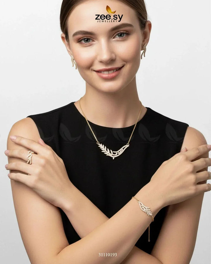 Linnet Pendant Set Pendant - Zeesy Jewellery Pakistan | Premium Artificial & Imitation Jewellery
