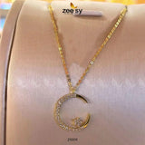 Chandi Moon Pendant - Zeesy.pk