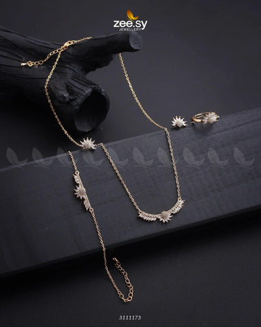 Sparrow Pendant Gold Pendants - Zeesy Jewellery Pakistan | Premium Artificial & Imitation Jewellery
