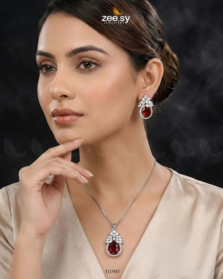 Zara's Pendant Set Pendants - Zeesy Jewellery Pakistan | Premium Artificial & Imitation Jewellery