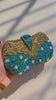 Tropical Azure Butterfly Clutch Bag