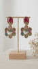 Fuchsia Pearl Gemstone Earrings