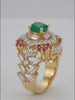 Midnight Majesty Halo Ring