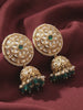Alvira Oversized Kundan Jhumki Earrings