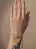 Chic Gold Tone Heart Bracelet