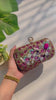 Berry Toned Crystal Fiesta Bag