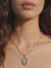 Modern Oval Cabochon Drop Pendant