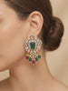 Aria Carved Beads Earrings