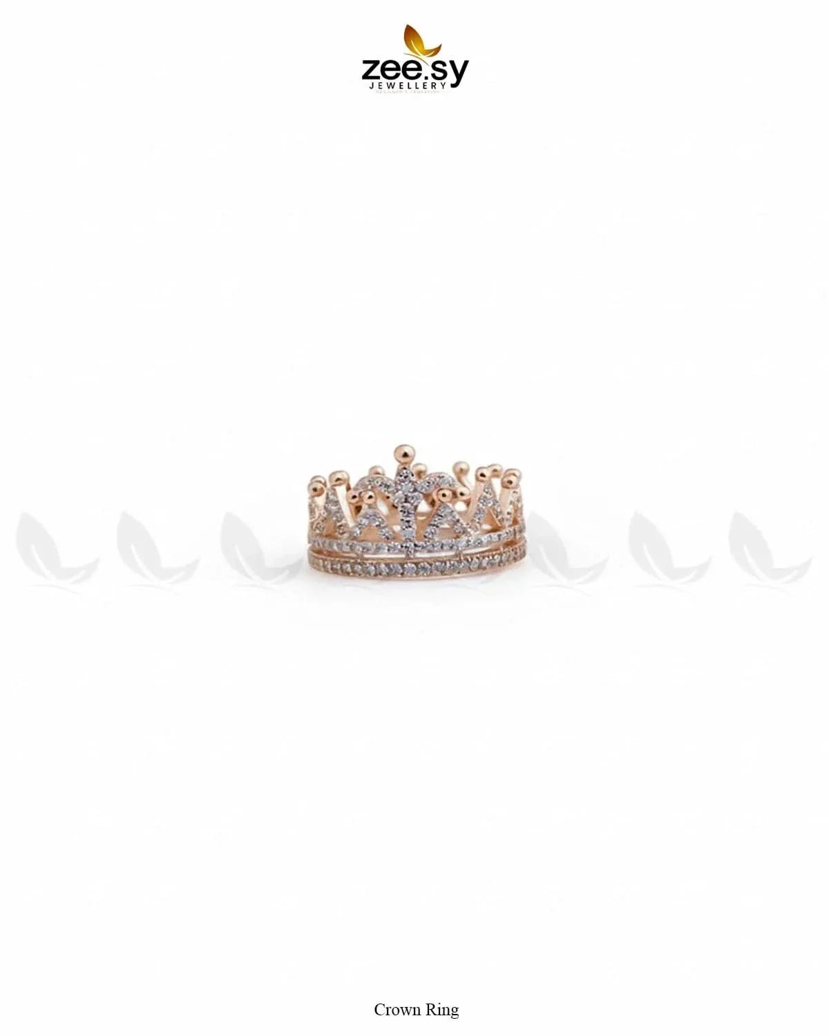 Crown Ring Rings - Zeesy Jewellery Pakistan | Premium Artificial & Imitation Jewellery