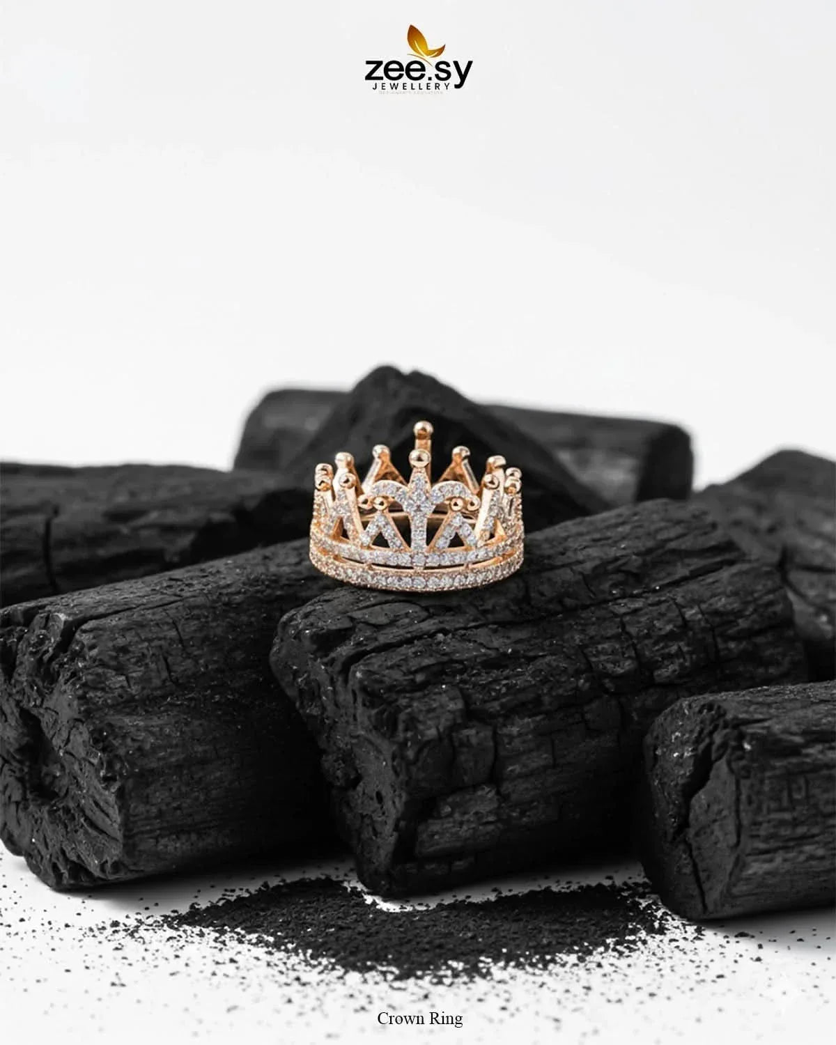 Crown Ring Rings - Zeesy Jewellery Pakistan | Premium Artificial & Imitation Jewellery
