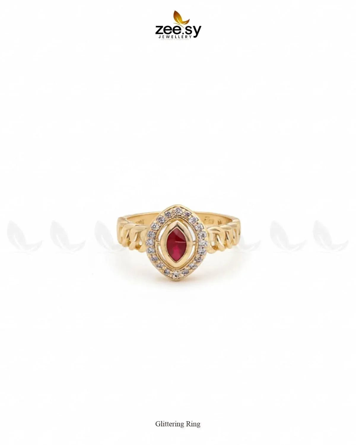 Glittering Ring Rings - Zeesy Jewellery Pakistan | Premium Artificial & Imitation Jewellery