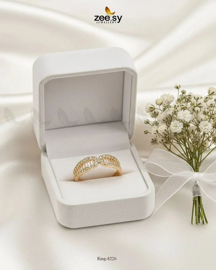 Malabar Bold Zirconia Ring Rings - Zeesy Jewellery Pakistan | Premium Artificial & Imitation Jewellery