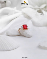 Ring-8306 Red Rings - Zeesy Jewellery Pakistan | Premium Artificial & Imitation Jewellery