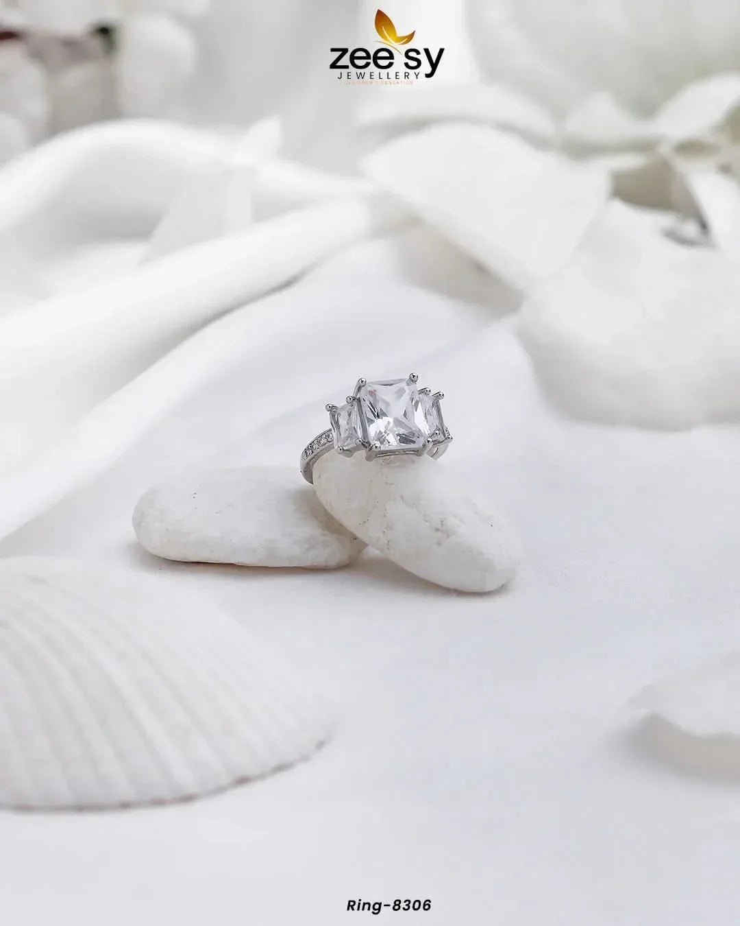 Ring-8306 Silver Rings - Zeesy Jewellery Pakistan | Premium Artificial & Imitation Jewellery