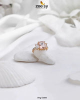 Ring-8306 Champagne Rings - Zeesy Jewellery Pakistan | Premium Artificial & Imitation Jewellery
