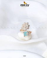 Delicate Leaf Ring - Zeesy.pk