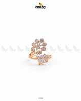 Delicate Leaf Ring - Zeesy.pk