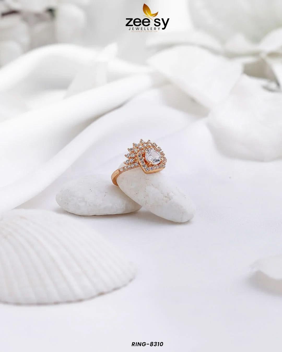 Ring-8310 White Rings - Zeesy Jewellery Pakistan | Premium Artificial & Imitation Jewellery
