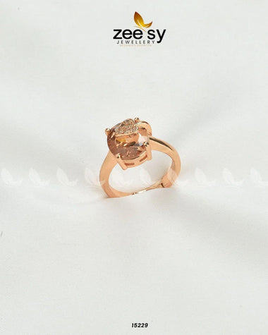 Sizzling Charming Ring Champagne Rings - Zeesy Jewellery Pakistan | Premium Artificial & Imitation Jewellery