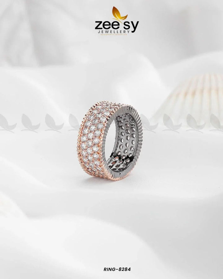 RING-8284 Rose Gold Rings - Zeesy Jewellery Pakistan | Premium Artificial & Imitation Jewellery