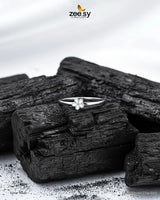 Enamel flower Ring-8248 - Zeesy.pk