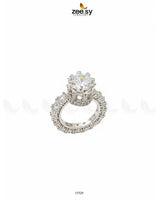 Moana Ring Silver White Rings - Zeesy Jewellery Pakistan | Premium Artificial & Imitation Jewellery