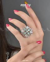 Cubic Ring-8272 Rings - Zeesy Jewellery Pakistan | Premium Artificial & Imitation Jewellery