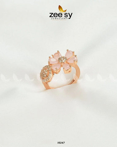 Worthy Ring Mint Pink Rings - Zeesy Jewellery Pakistan | Premium Artificial & Imitation Jewellery