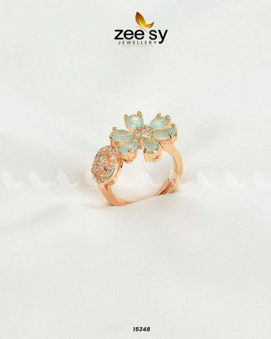 Worthy Ring Mint Green Rings - Zeesy Jewellery Pakistan | Premium Artificial & Imitation Jewellery