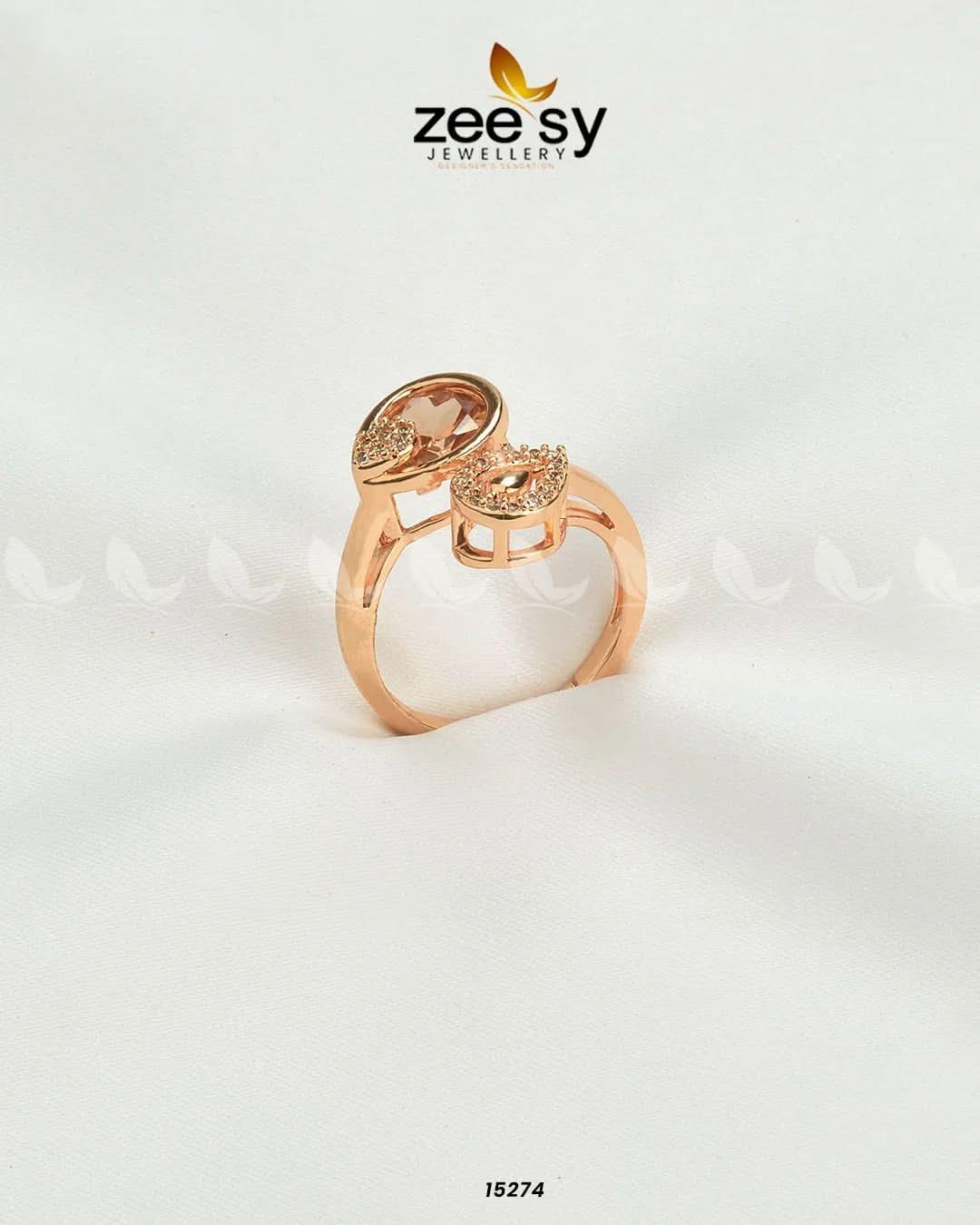 Celestial Ring Champagne Rings - Zeesy Jewellery Pakistan
