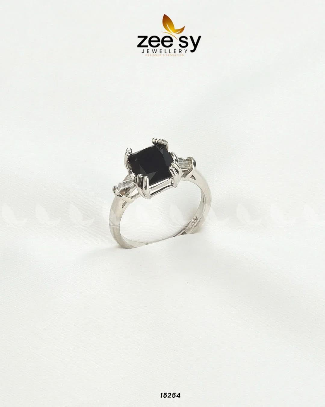 Dazzling Ring Black Rings - Zeesy Jewellery Pakistan | Premium Artificial & Imitation Jewellery