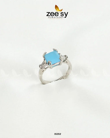 Dazzling Ring Feroza Rings - Zeesy Jewellery Pakistan | Premium Artificial & Imitation Jewellery