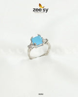 Dazzling Ring Feroza Rings - Zeesy Jewellery Pakistan | Premium Artificial & Imitation Jewellery