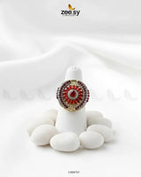 Zircon Cluster Ring-8245 Rings - Zeesy Jewellery Pakistan | Premium Artificial & Imitation Jewellery