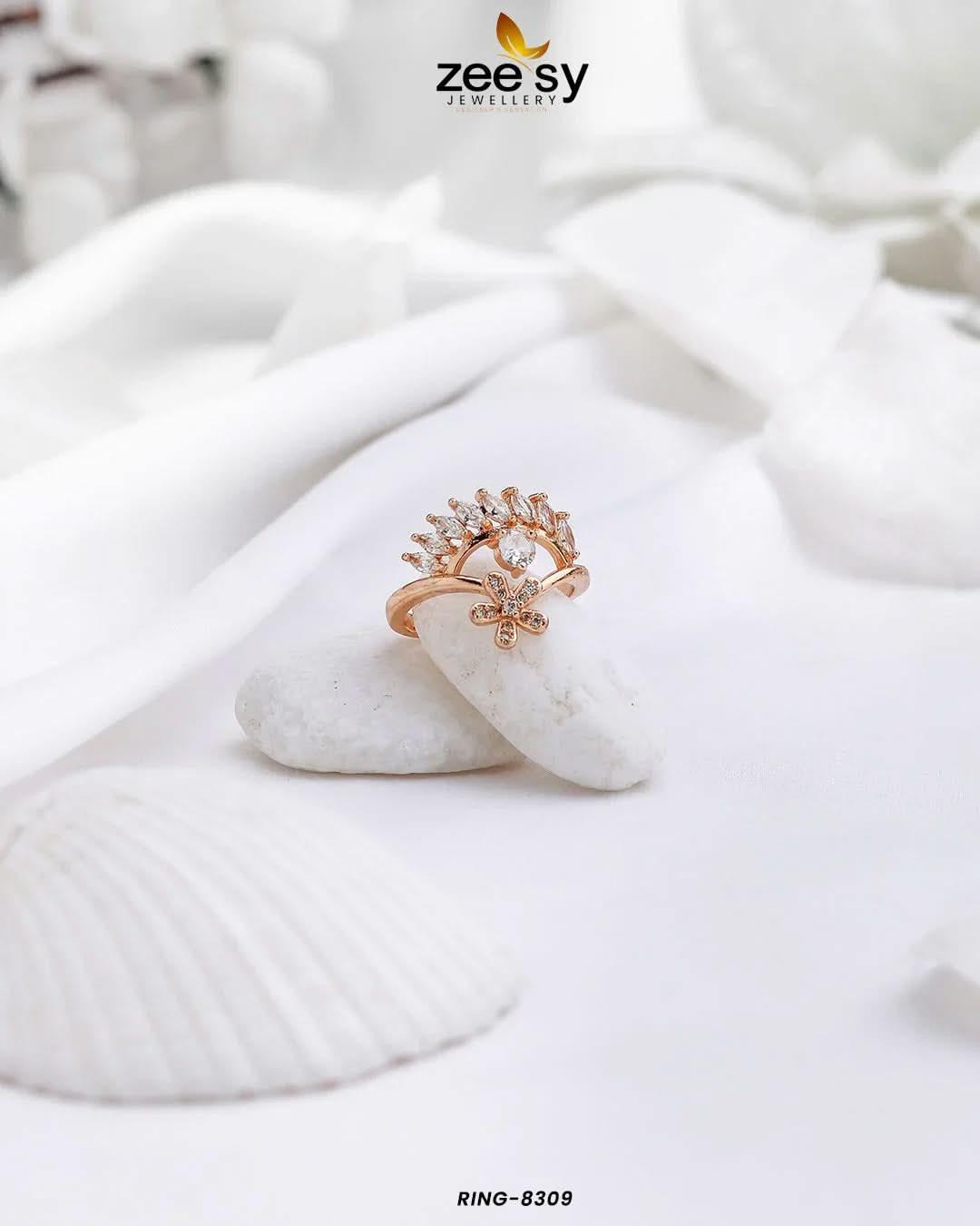 Ring-8309 White Rings - Zeesy Jewellery Pakistan | Premium Artificial & Imitation Jewellery