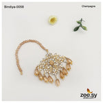 Load image into Gallery viewer, Bindiya 0058 Champagne