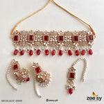 Load image into Gallery viewer, NECKLACE 0940 red
