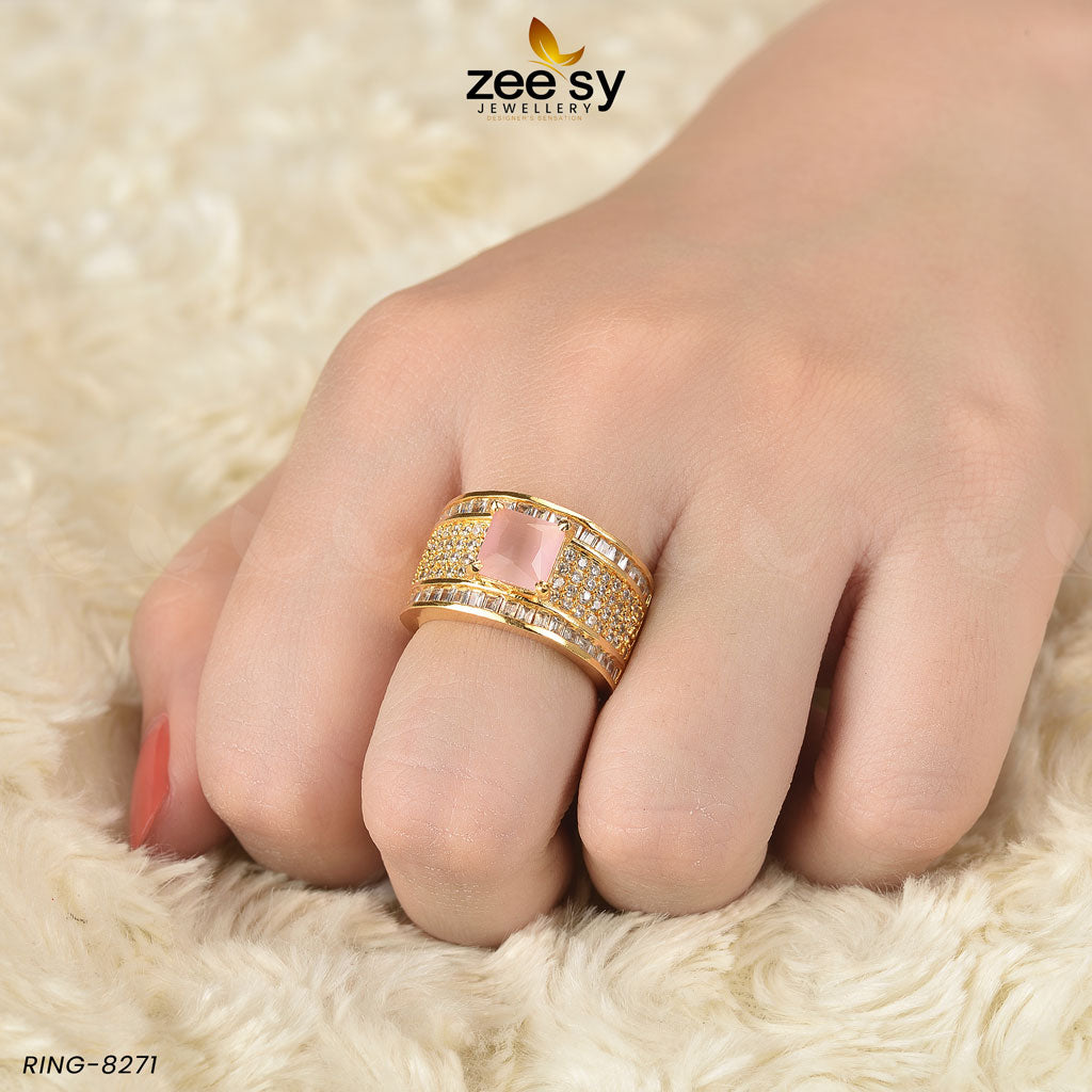 RING 8271 mint pink