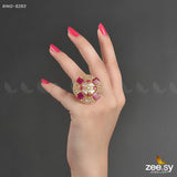 RING 8283 golden red