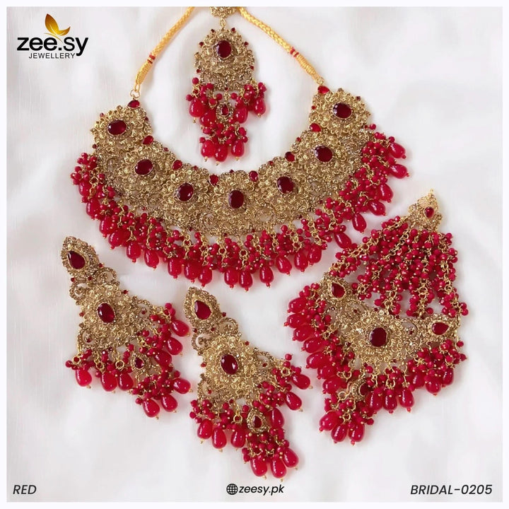 BRIDAL-0205 Bridal Set - Zeesy Jewellery Pakistan | Premium Artificial & Imitation Jewellery