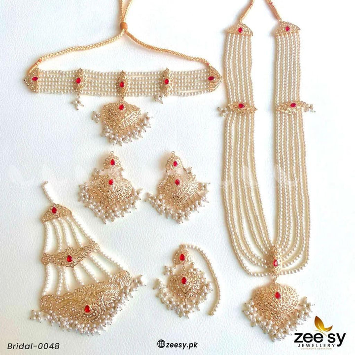 Bridal-0048 Bridal Set - Zeesy Jewellery Pakistan | Premium Artificial & Imitation Jewellery